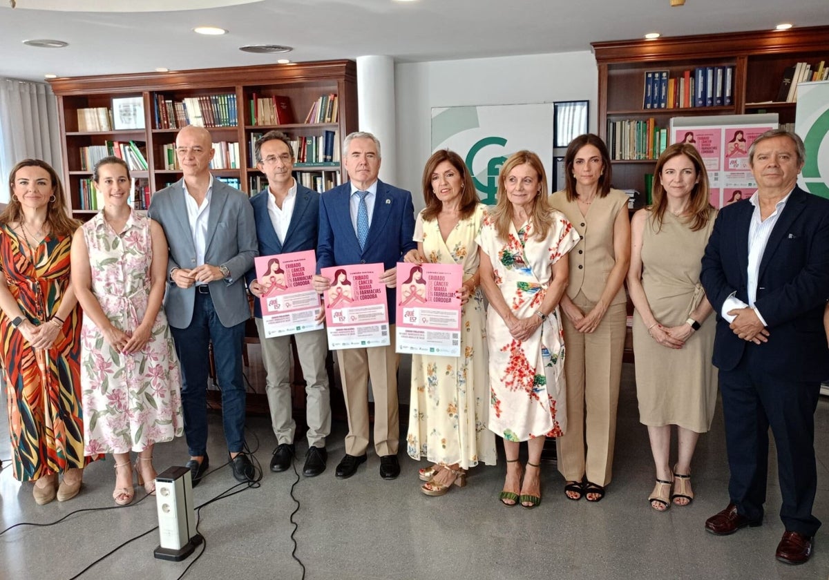 Imágenes de la presentación de campaña de difusión del cribado de cáncer de mama realizada esta mañana