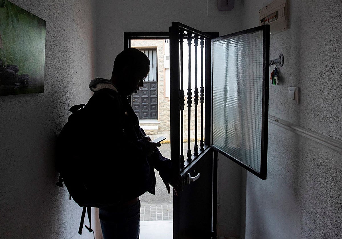 Imagen de archivo de un inmigrante en Andalucía