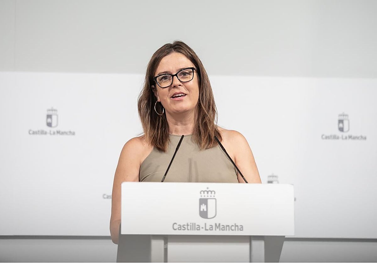 Esther Padilla, portavoz del Gobierno de Castilla-La Mancha