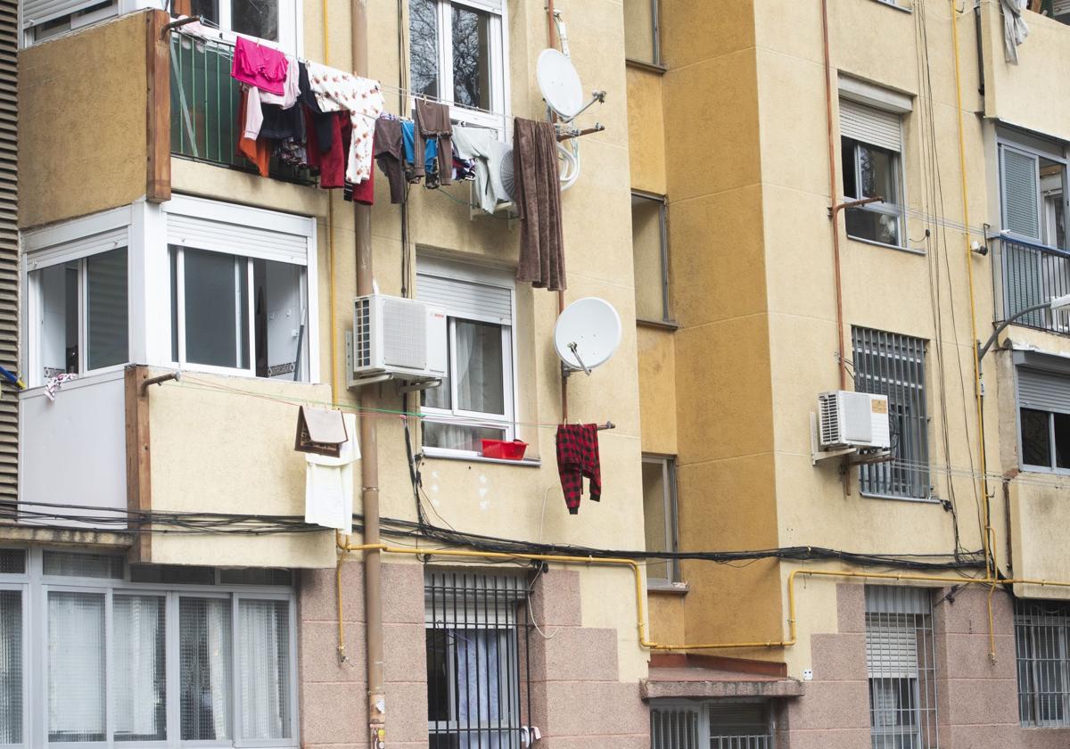 Imagen de archivo de un edificio de la capital madrileña