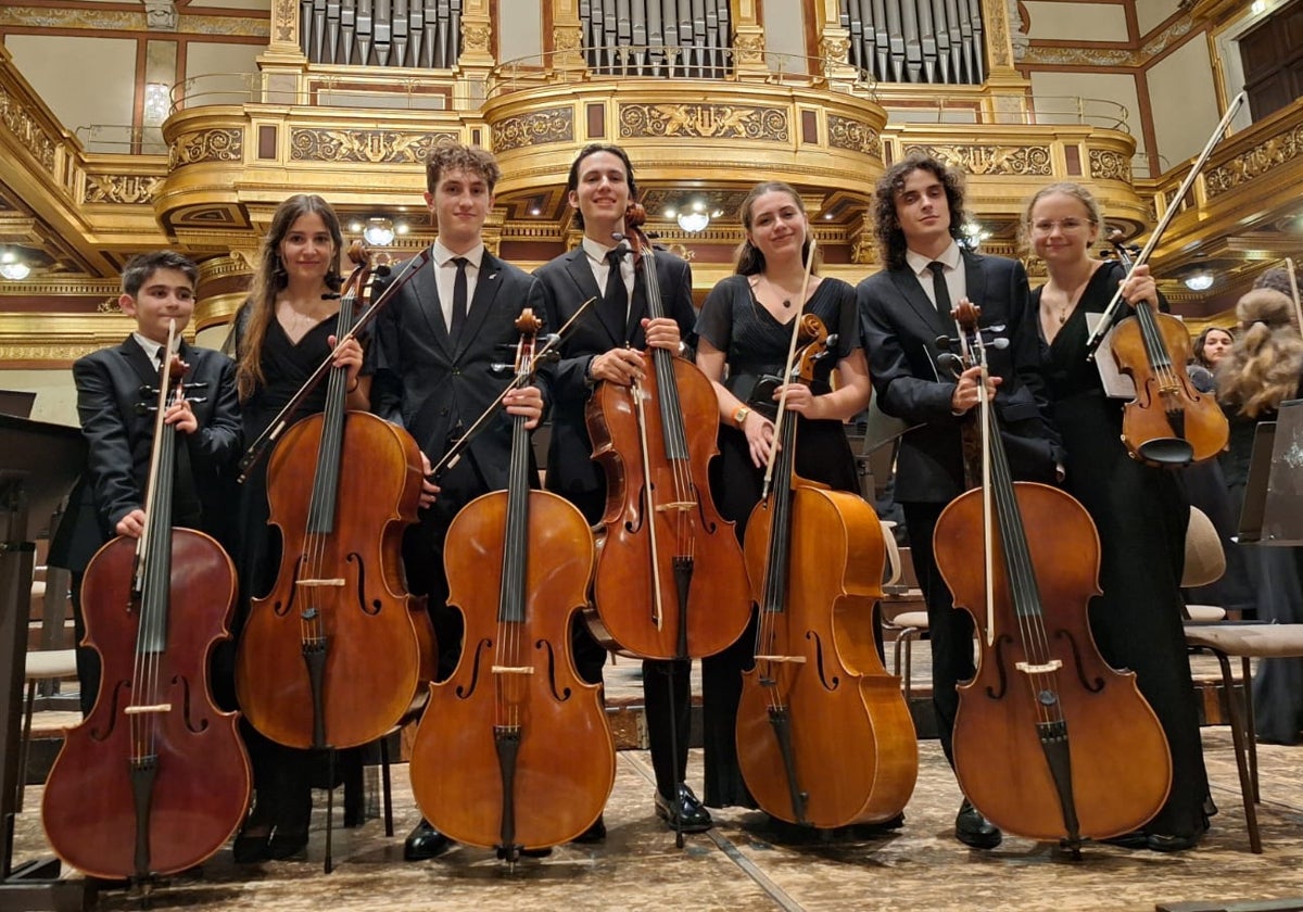 Músicos alicantinos de la OJPA, en el Festival Summa Cum Laude de Viena