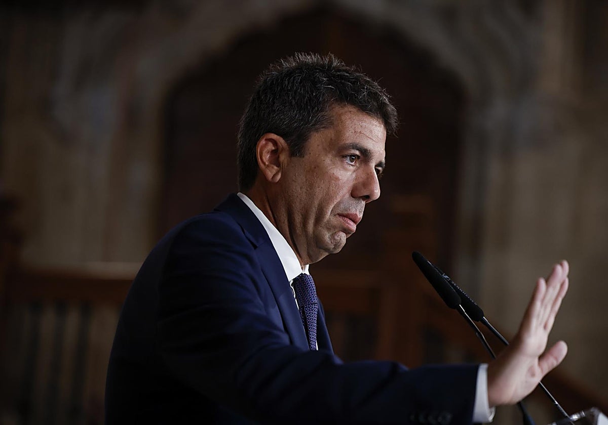 Carlos Mazón, presidente de la Generalitat