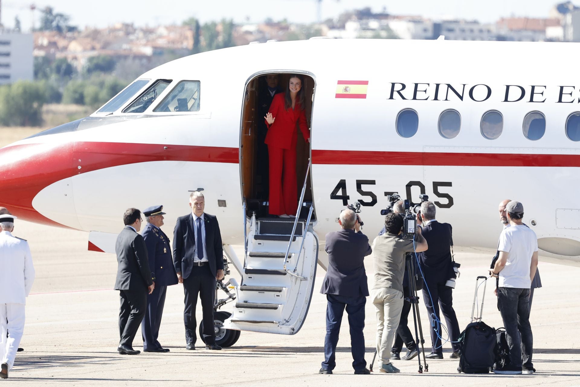El primer viaje oficial al extranjero de la Princesa Leonor, en imágenes