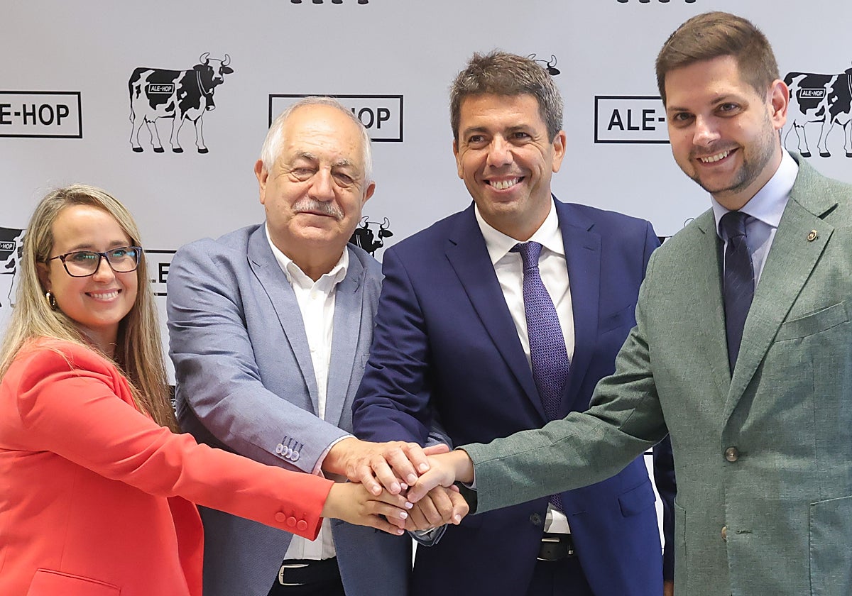 Imagen del presidente Mazón durante la presentación del proyecto 'Activa Safor'