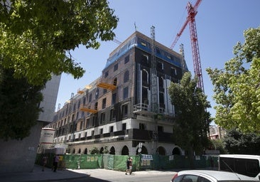 El nuevo hotel Mezquita Center, al ritmo previsto para estar listo a mediados de 2025