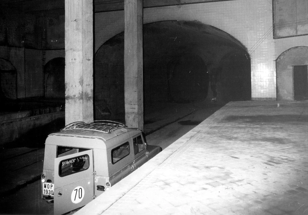 Final del 'túnel de la risa', en la estación de Atocha