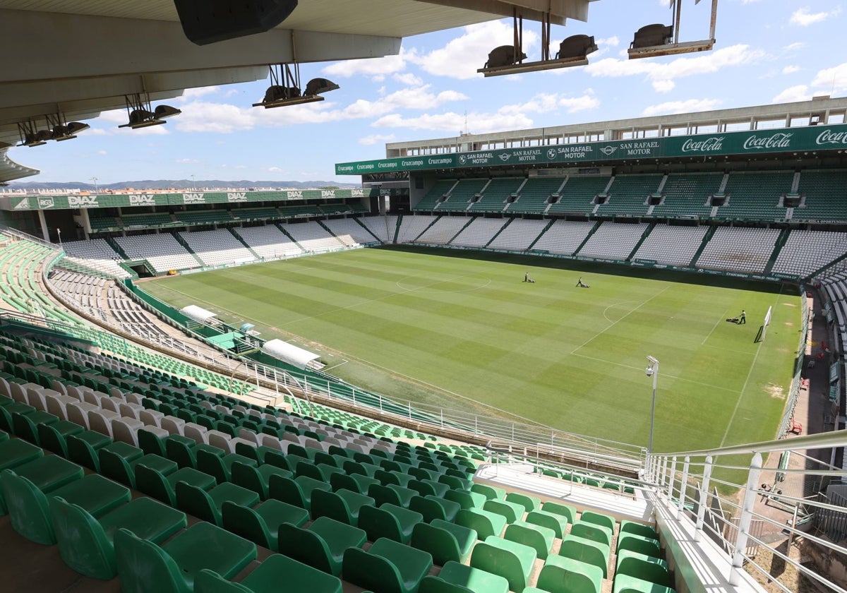 Interior del estadio El Arcángel