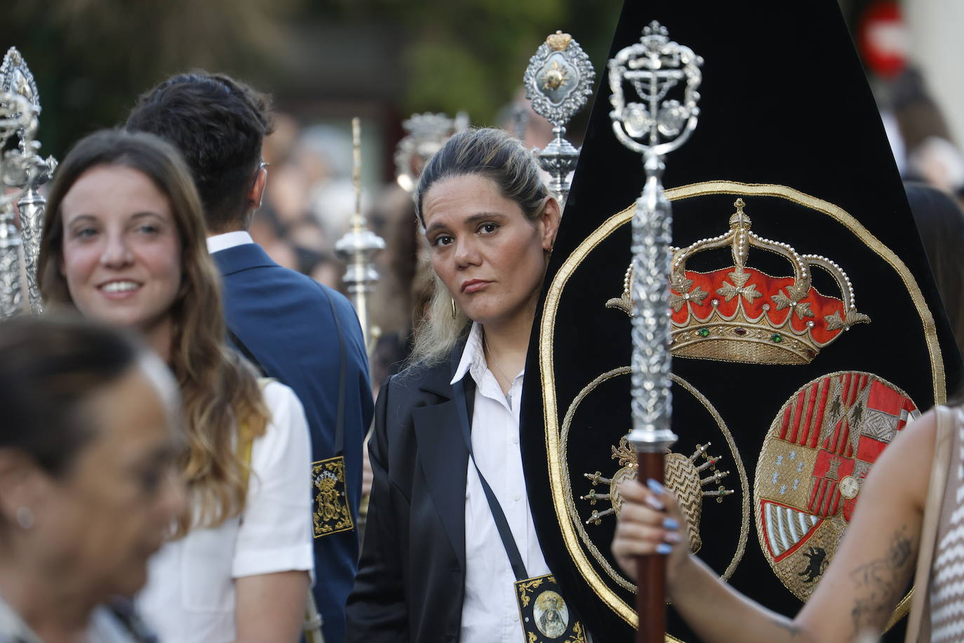 La elegante procesión del Carmen de Puerta Nueva en Córdoba, en imágenes