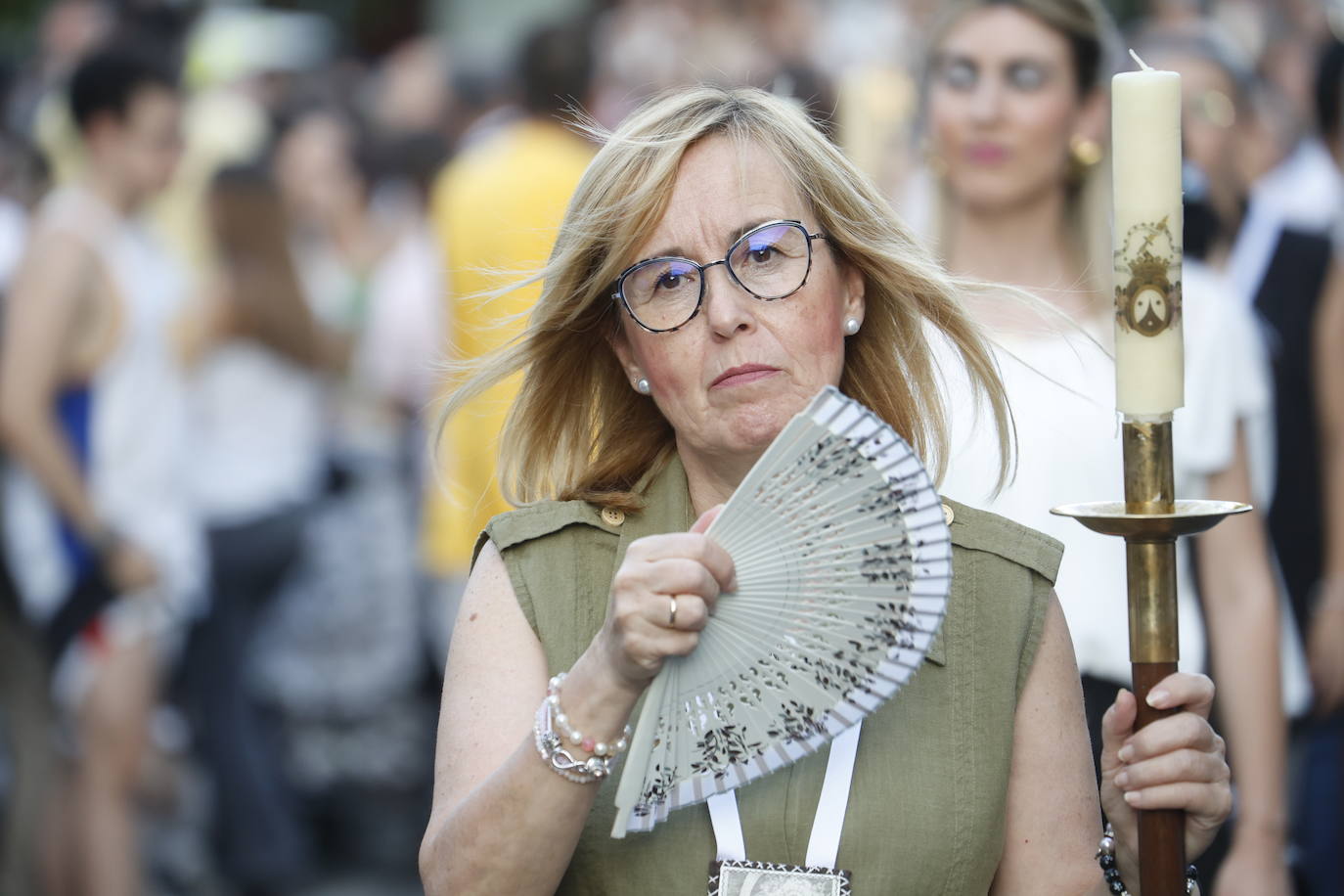 La elegante procesión del Carmen de Puerta Nueva en Córdoba, en imágenes