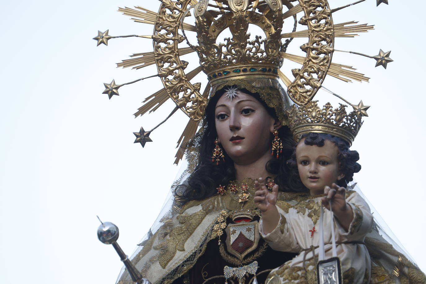 La elegante procesión del Carmen de Puerta Nueva en Córdoba, en imágenes