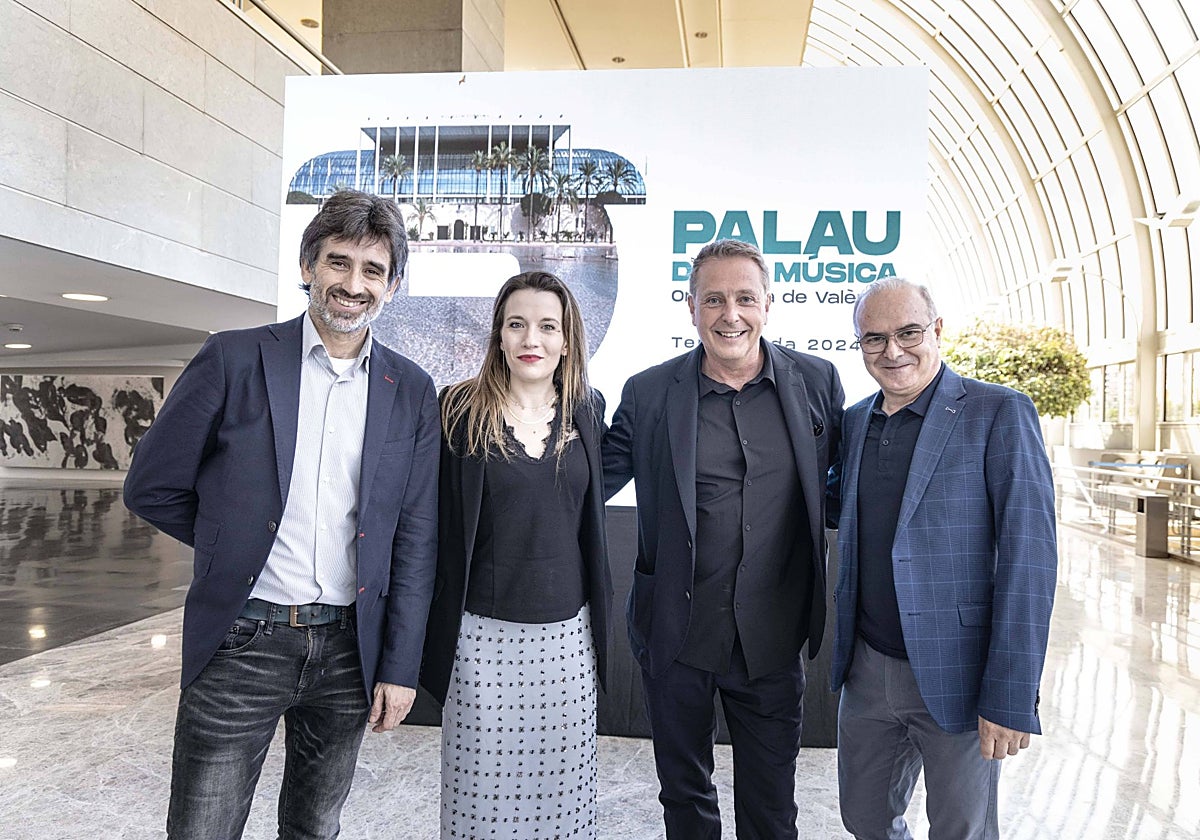 Imagen de la presentación de la nueva programación del Palau de la Música de Valencia celebrada este jueves