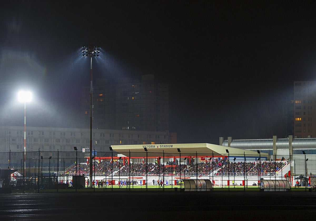 Imagen de archivo del 'Victoria Stadium' el campo de fútbol de Gibraltar