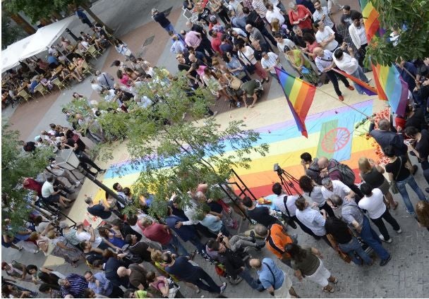 Manifestación contra las agresiones en Chueca, imagen archivo