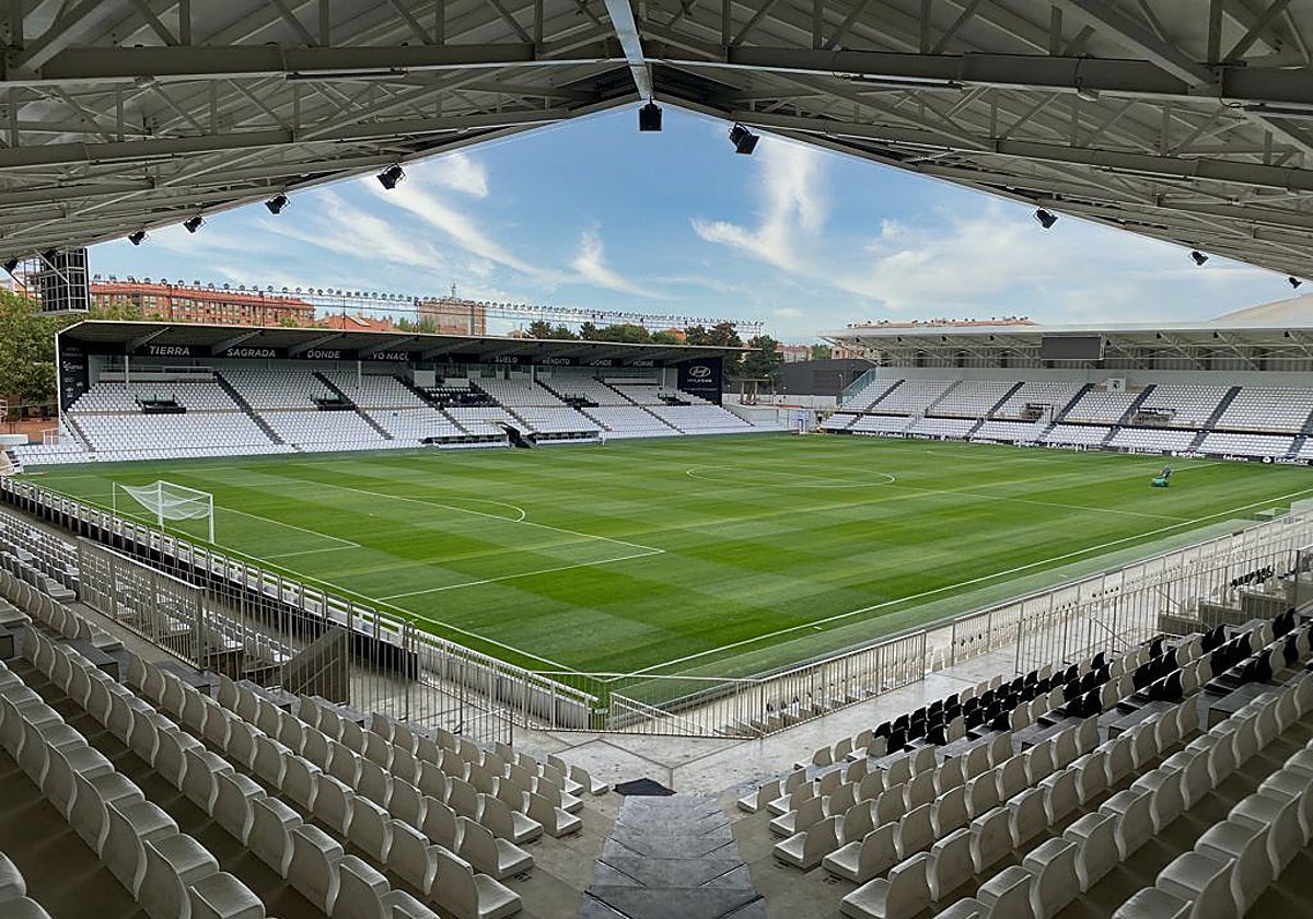 Estadio de fútbol El Plantío, en Burgos
