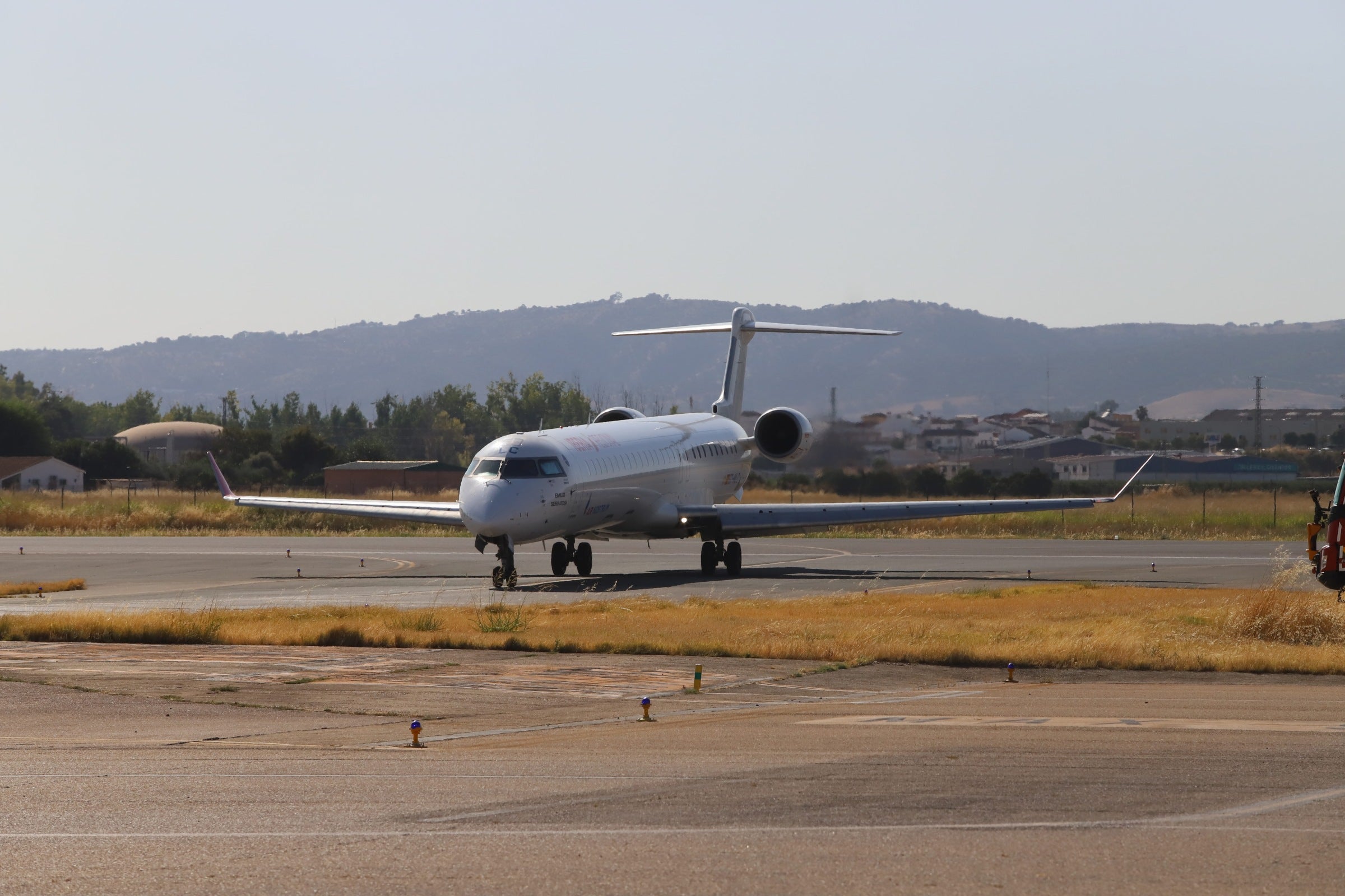 El estreno del vuelo entre Córdoba y Gran Canaria, en imágenes