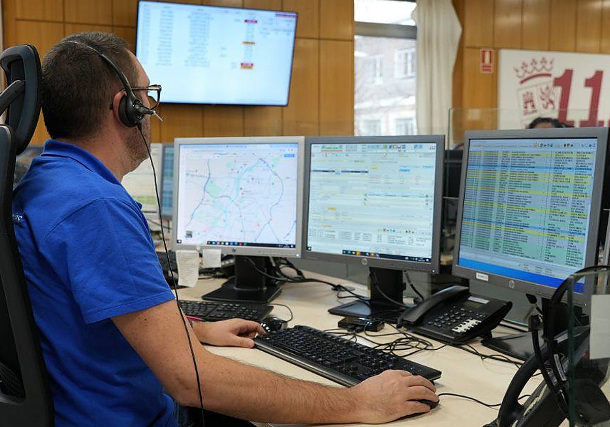 Sala del 1-1-2 de Castilla y León