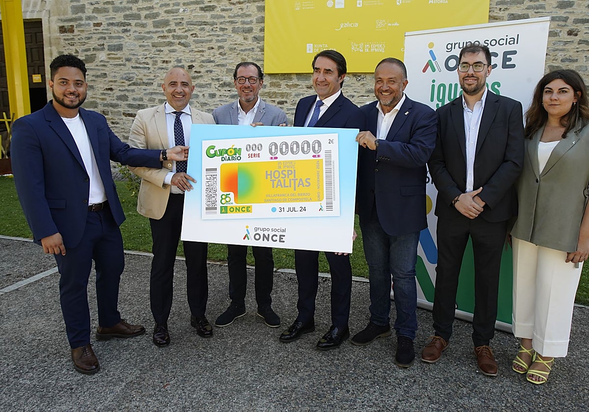 El consejero de Medio Ambiente de Castilla y León, Juan Carlos Suárez-Quiñones, este miércoles en la presentación del cupón de la Once dedicado a la exposición de Las Edades del Hombre