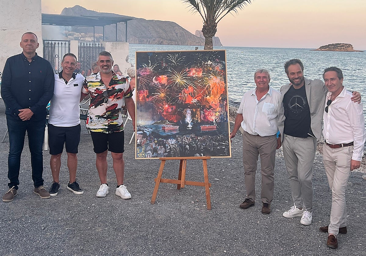 Imagen de la presentación del cartel del pregón del Castell de l'Olla de Altea