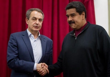 Perfil bajo del expresidente Zapatero como observador internacional en Caracas