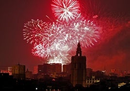 Horario y ubicación del castillo de fuegos artificiales en Valencia este domingo 28 de julio