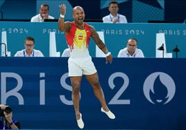 Canarias se mete en la final olímpica de suelo con un ejercicio brillante del lanzaroteño Ray Zapata