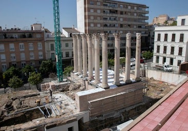 El Templo Romano apura su reforma para ser visitable