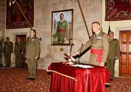 El teniente general Luis Sáez Rocandio, nuevo jefe del CGTAD y máxima autoridad militar en la Comunidad Valenciana