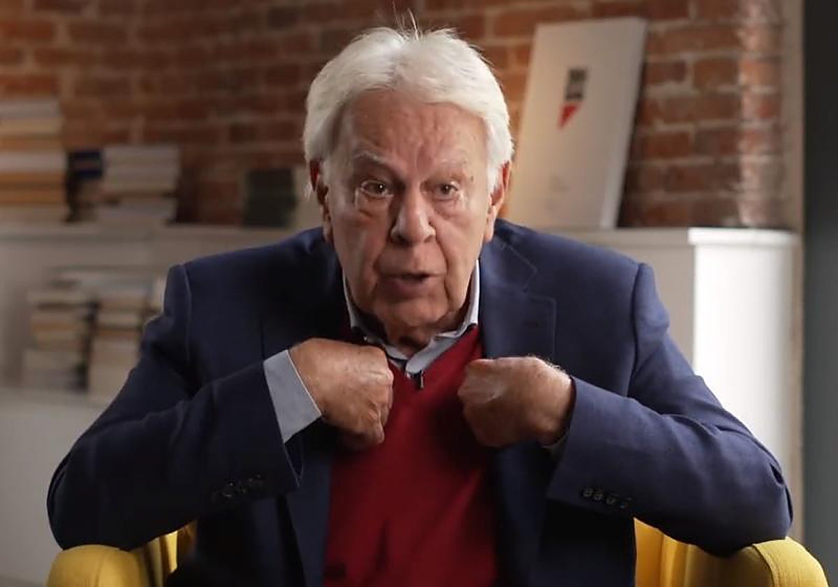 El expresidente del Gobierno y socislista Felipe González
