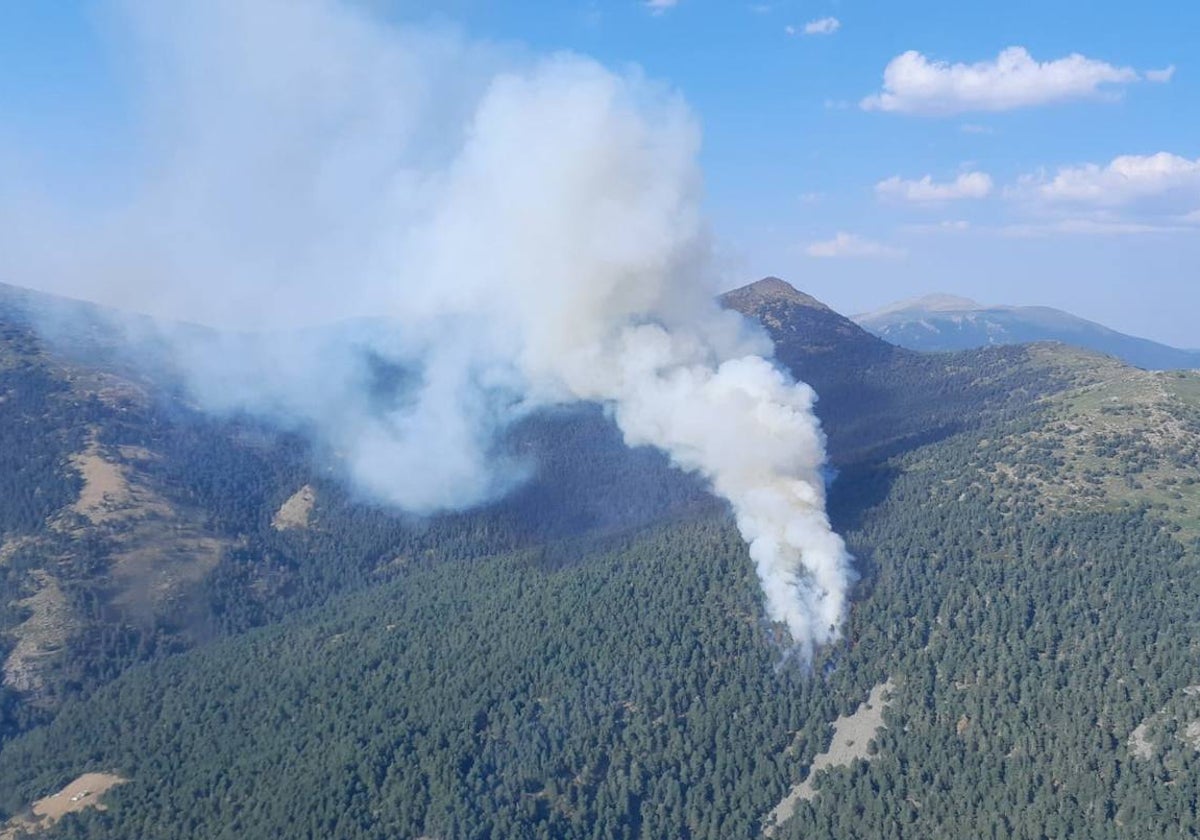 Incendio de nivel 1 en El Espinar, Segovia