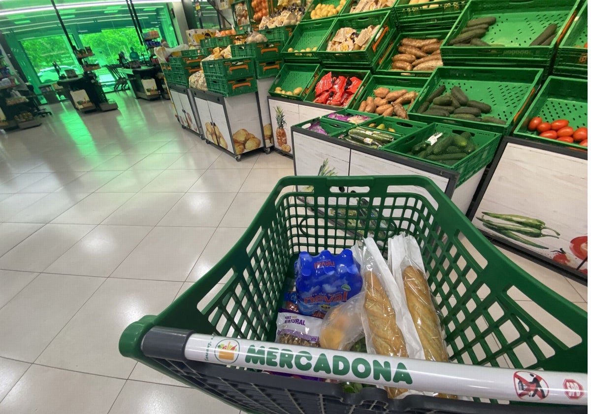 Imagen de un supermercado de Mercadona en Alicante