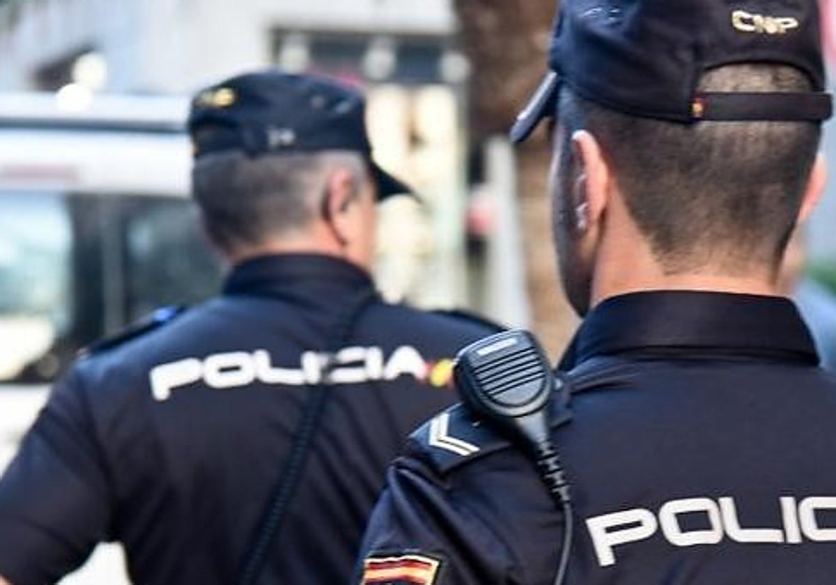 Dos policías nacionales, en una imagen de archivo