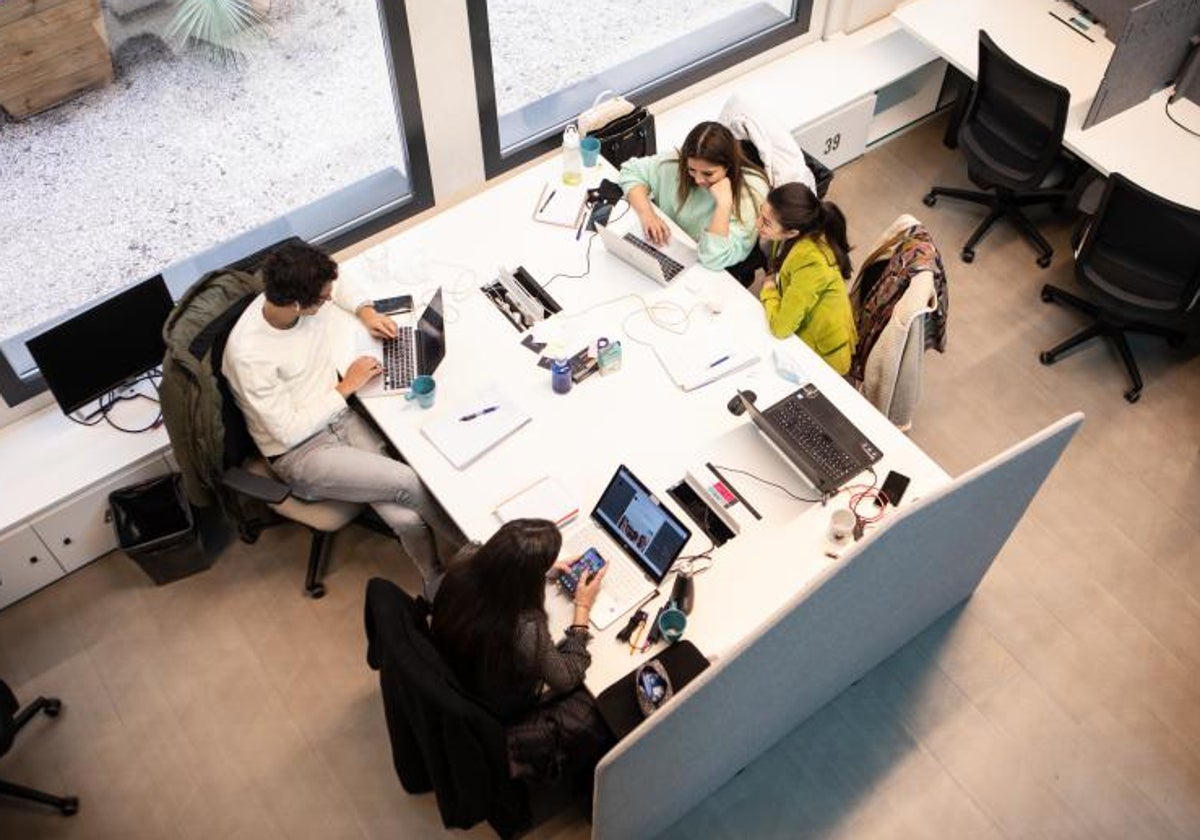 Oficina de 'coworking' en el barrio de Salamanca