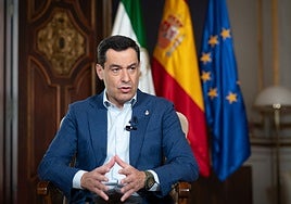 Juanma Moreno : «Mis aspiraciones políticas acaban en Andalucía, y su final llegará cuando los andaluces decidan»