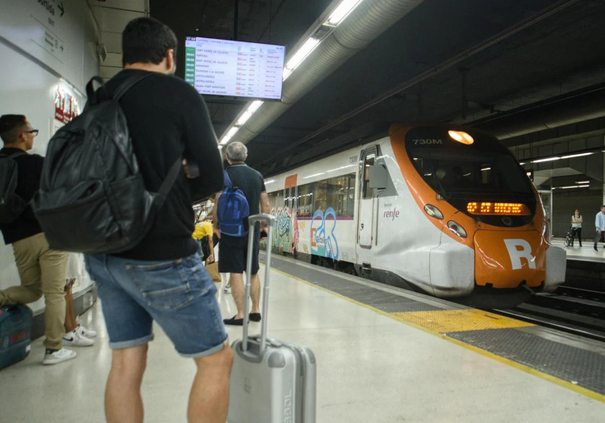 Un tren de Rodalies en una imagen de archivo.