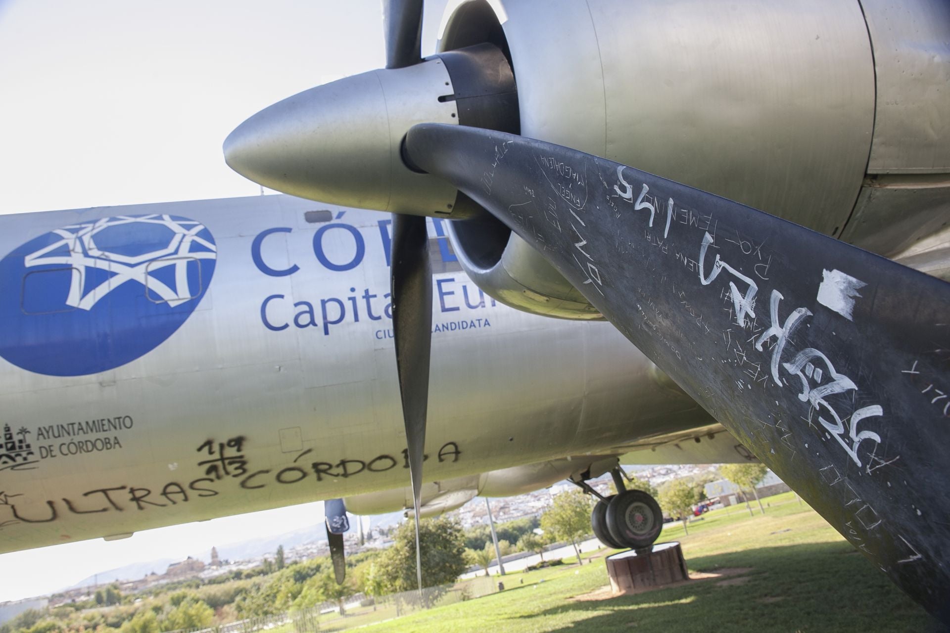 Fotos: el vuelo del avión cultural, de icono a objeto de vandalismo