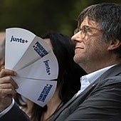 Puigdemont preparó su vuelta sin que nadie lo vigilara