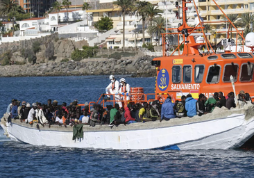 Rescatado un cayuco con 69 migrantes al sur de Gran Canaria
