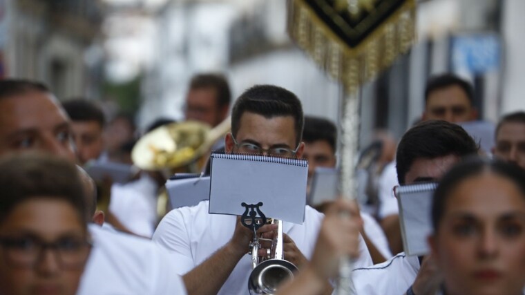 Los músicos del Santo Ángel Custodio de Rute