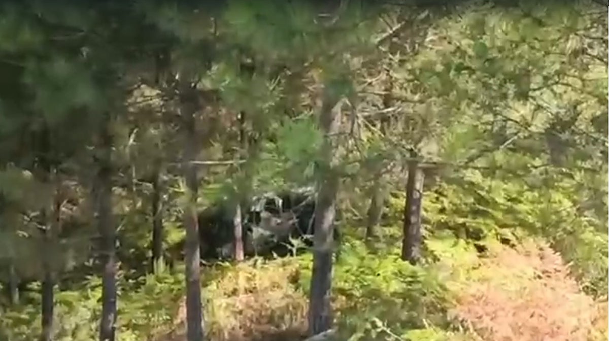 Rescate de las dos víctimas en Mombeltrán