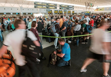 Los aeropuertos canarios registran un 9,5% más de tráfico y supera los 30 millones de pasajeros