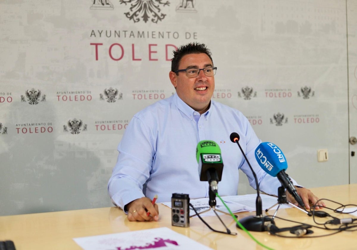 José Vicente García-Toledano, concejal de Festejos y Juventud de Toledo