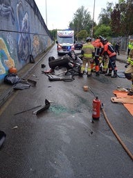 Muere un hombre en un accidente con un cuadriciclo ligero en Gijón