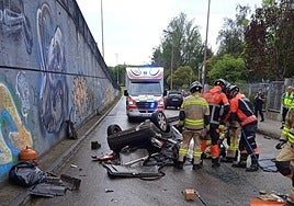 Muere un hombre en un accidente con un cuadriciclo ligero en Gijón
