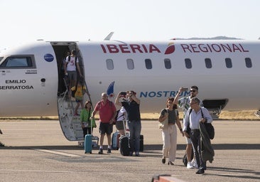 Los vuelos de Air Nostrum disparan los pasajeros del aeropuerto un 184%