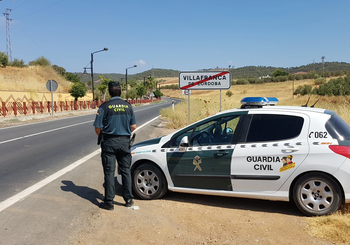 Puesto de guardia en la localidad de Villafranca de Córdoba