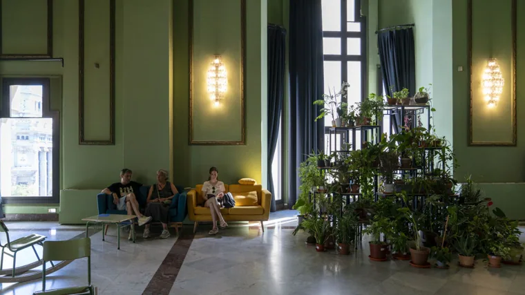 La guardería de las plantas, en el refugio climático del Círculo de Bellas Artes