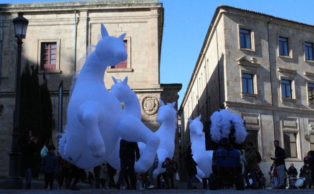 'Aéreon', por las calles de Salamanca