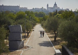 El mirador de Madrid Río escondido en una vieja huerta medicinal