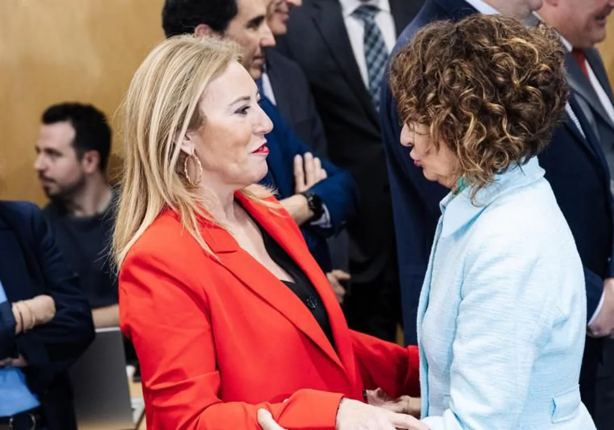 La consejera Carolina España y la vicepresidenta María Jesús Montero