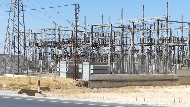 Imagen de las instalaciones de la subestación eléctrica que abastecen a Lucena y Cabra